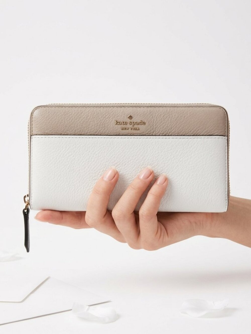 Kate Spade New York Stacy Two-Tone Leather Wallet